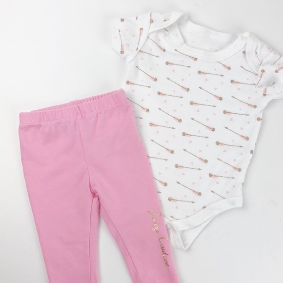 Juicy Couture Other - Baby girl clothing lot / bundle of onesie & pants